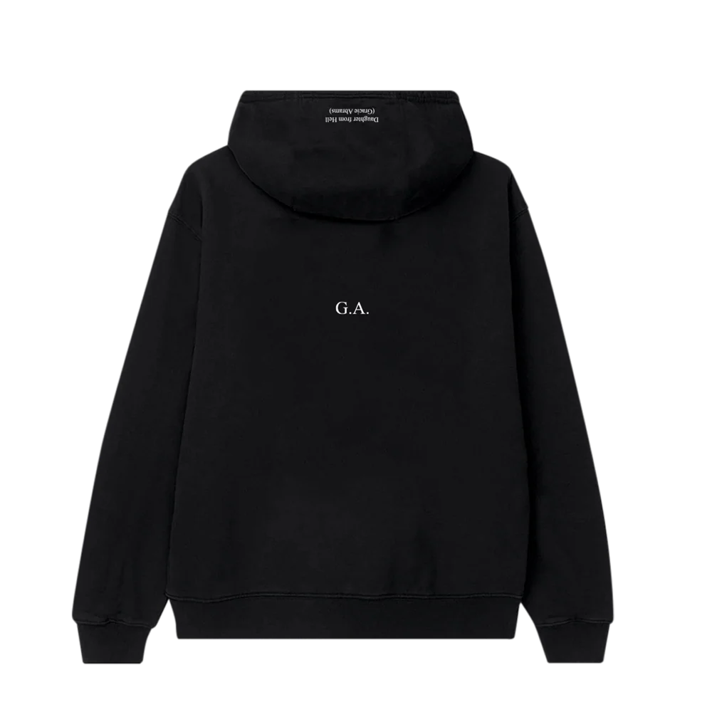 Daughter from Hell G.A. Photo Black Hoodie - Image 2