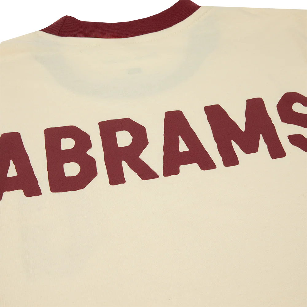 G Abrams Maroon Ringer Unisex T-Shirt - Image 4