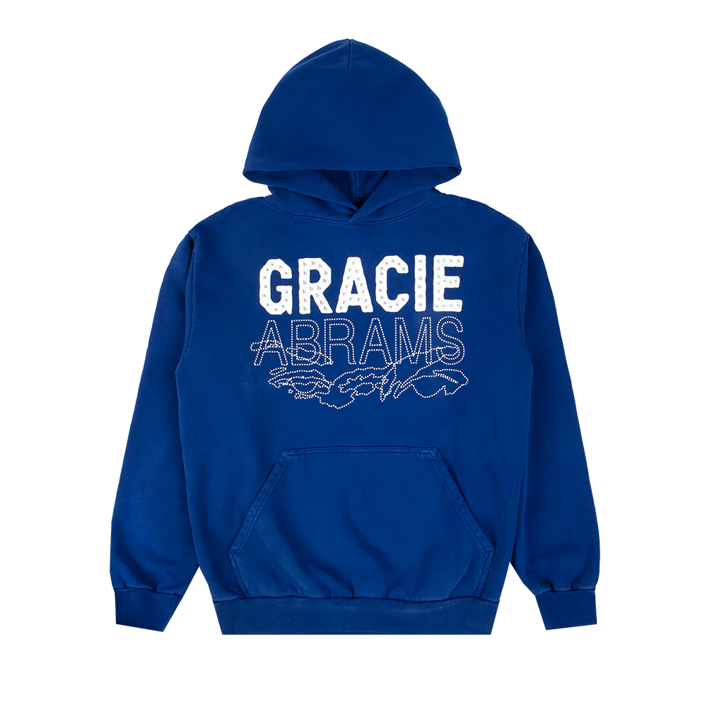 Gracie Abrams Letter Repeat Navy Unisex Hoodie