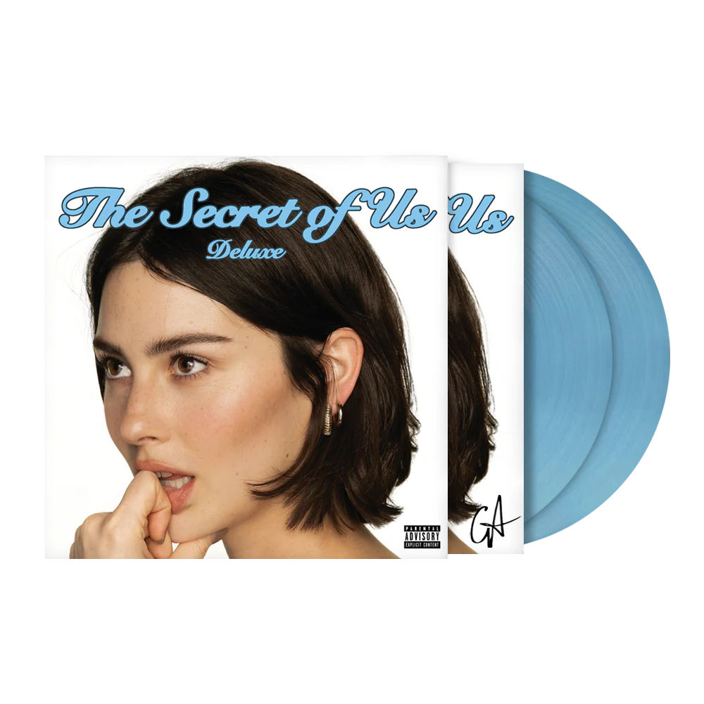 The Secret of Us Deluxe Transparent Blue Vinyl (Signed)
